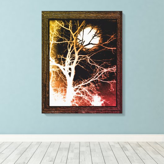 Mondlicht Leinwanddruck (Insitu (Holzboden))