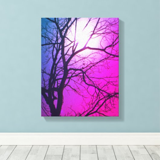 Mondlicht Leinwanddruck (Insitu (Holzboden))