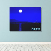 Mondlicht Leinwanddruck (Insitu (Holzboden))