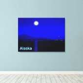 Mondlicht Leinwanddruck (Insitu (Holzboden))