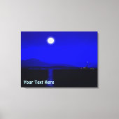 Mondlicht Leinwanddruck (Vorderseite)