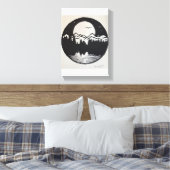 Mondlicht Leinwanddruck (Insitu (Schlafzimmer))