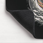 Mondlicht-Magie-schwarzer Hintergrund Mousepad (Ecke)