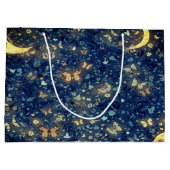 Mondlicht Magischer Mond Große Geschenktüte (Rückseite)