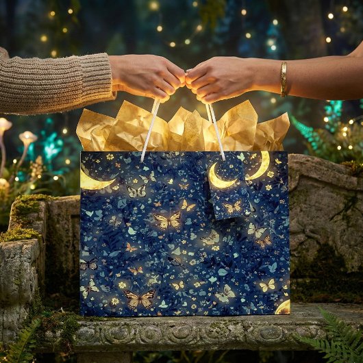 Mondlicht Magischer Mond Große Geschenktüte