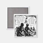 Mondlicht Magnet (Vorderseite/Rückseite)