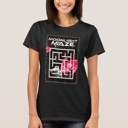 Mondlicht-Maze-Programmiersystem Blackhat T-Shirt (Vorderseite)