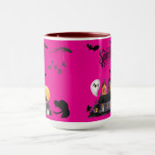 Mondlicht-Mischief hot pink Tasse (Zentrum)