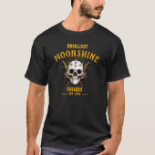 Mondlicht-Mondschiff-Seeleute auf den Schädelknoch T-Shirt (Vorderseite)