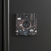 Mondlicht-Monogramm-Whimsikwald-Wildblumen Magnet