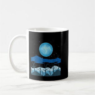 Mondlicht Natur Außenbäume Wandern Kaffeetasse