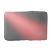 Mondlicht Ombre Silver Grau & Peach Badematte (Vorderseite)