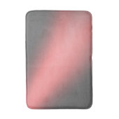 Mondlicht Ombre Silver Grau & Peach Badematte (Vorderseite Vertikal)