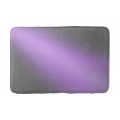 Mondlicht Ombre Silver Gray & Lilac Badematte (Vorderseite)