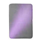 Mondlicht Ombre Silver Gray & Lilac Badematte (Vorderseite Vertikal)