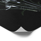 Mondlicht-Orchidee Poster (Ecke)