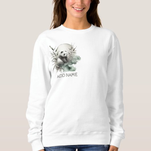Mondlicht-Panda der Ruhe Sweatshirt (Vorderseite)
