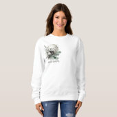 Mondlicht-Panda der Ruhe Sweatshirt (Vorne ganz)