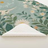 Mondlicht: Pastellblumen und Halbmond Sherpadecke (3/4)