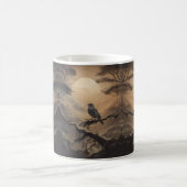 Mondlicht-Perle: Ein weicher Vogel in Twilight Kaffeetasse (Mittel)
