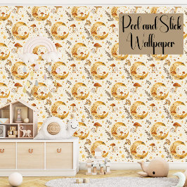 Mondlicht-Pilzschale und Stick Fall Tapete