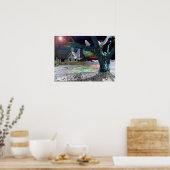 Mondlicht Poster (Küche)