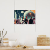 Mondlicht Poster (Küche)