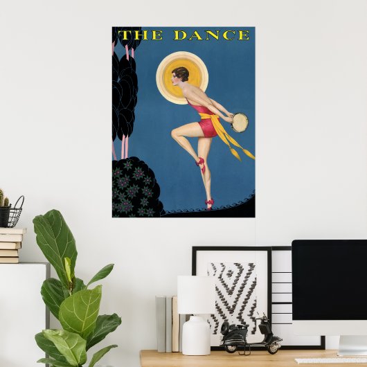 Mondlicht Poster (Heimbüro)