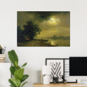 Mondlicht Poster (Heimbüro)