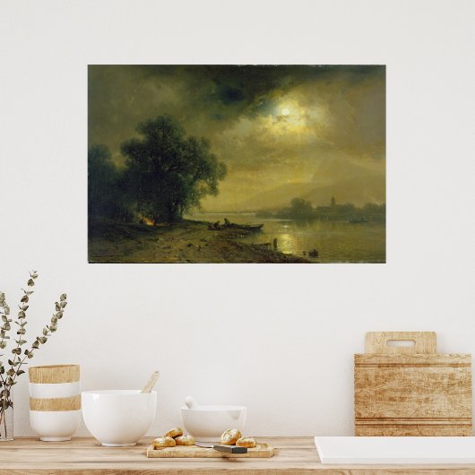 Mondlicht Poster (Küche)