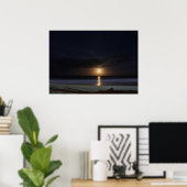 Mondlicht Poster (Heimbüro)