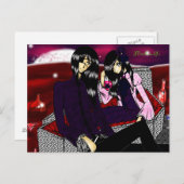 Mondlicht Postkarte (Vorne/Hinten)