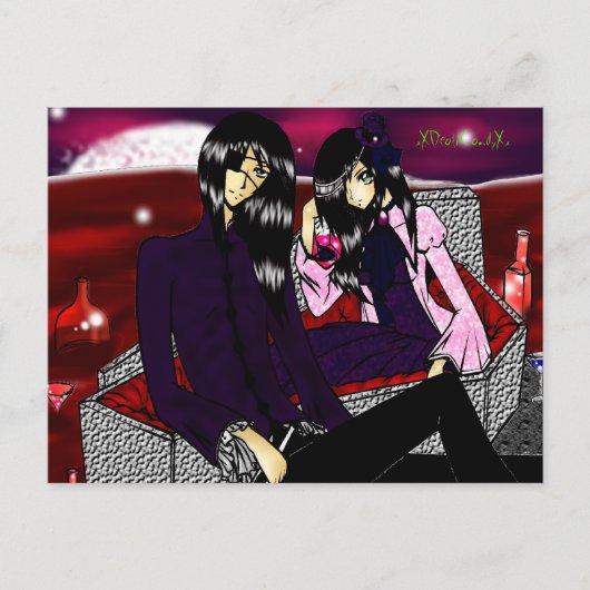 Mondlicht Postkarte (Vorderseite)