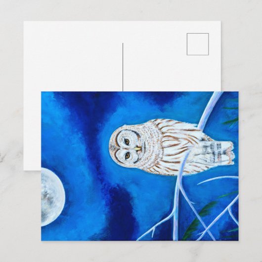 Mondlicht Postkarte (Vorne/Hinten)