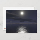 Mondlicht Postkarte (Vorne/Hinten)