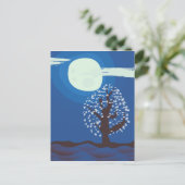 Mondlicht Postkarte (Stehend Vorderseite)