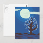 Mondlicht Postkarte (Vorne/Hinten)