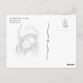 Mondlicht-Postkarte Postkarte (Rückseite)