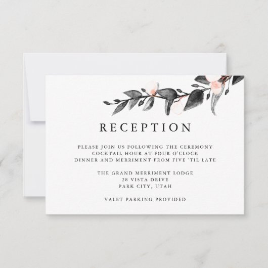 Mondlicht | REZEPTION Einladung (Vorderseite)