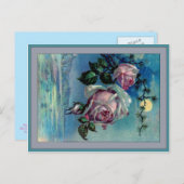 Mondlicht-Rose Eine Postkarte (Vorne/Hinten)