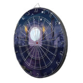 Mondlicht-Ruinen Dartscheibe (Vorderseite rechts)