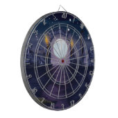 Mondlicht-Ruinen Dartscheibe (Vorderseite Links)