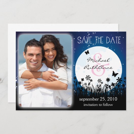 Mondlicht Save The Date (Vorne/Hinten)