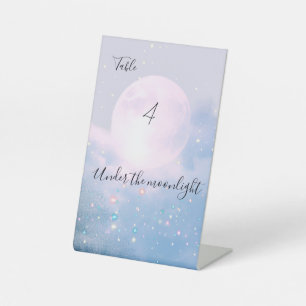 Mondlicht Schimmer Sockelschild