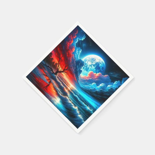 Mondlicht Serviette (Ecke)