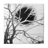 Mondlicht-Silhouette Fliese (Vorderseite)