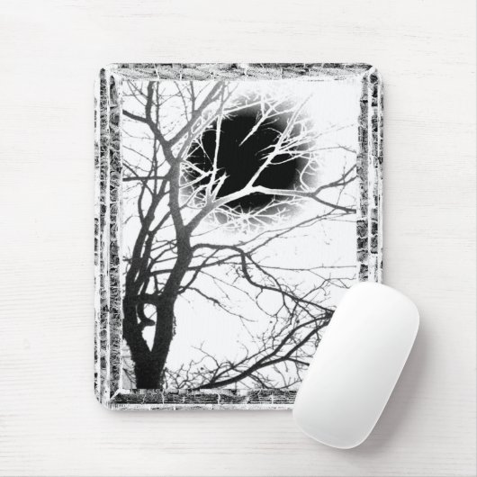 Mondlicht-Silhouette Mousepad (Mit Mouse)