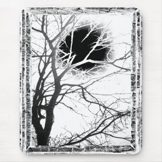 Mondlicht-Silhouette Mousepad (Vorne)