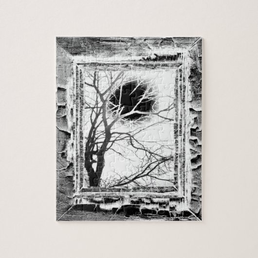 Mondlicht-Silhouette Puzzle (Vertikal)