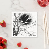 Mondlicht-Silhouette Serviette (Beispiel)